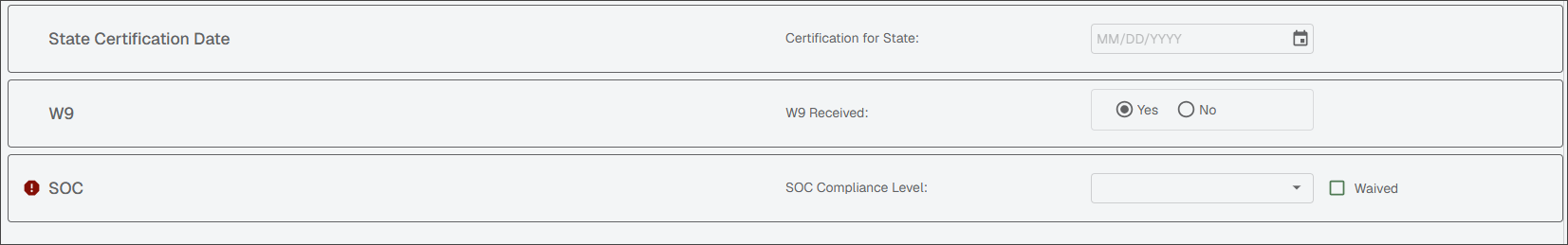 Vendors_CustomCompliancePopulatedSage.png
